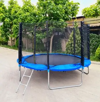 Metal & Plastic Trampoline With Ladder 305cm 10FT - ბატუტი, 3 image
