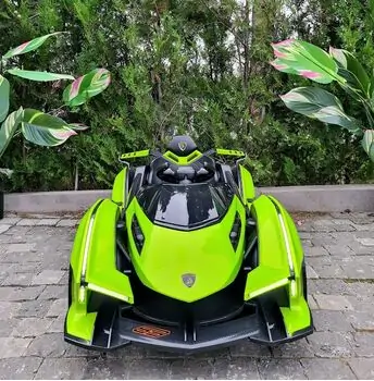 Lamborghini V12 Sports Car Green - ელექტრო მანქანა, 4 image
