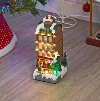 Illuminated Christmas Toy Shop - საახალწლო აქსესუარი განათებით, 4 image