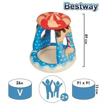 BESTWAY 52270 -Candyville გასაბერი აუზი, 3 image