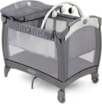Graco CONTOUR ELECTRA SUITS ME ორ დონიანი საწოლ-მანეჟი