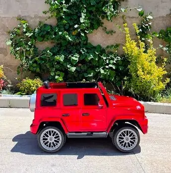 Mercedes Benz G63  Red -  ელექტრო მანქანა კაუჩუკის საბურავებით, 4 image