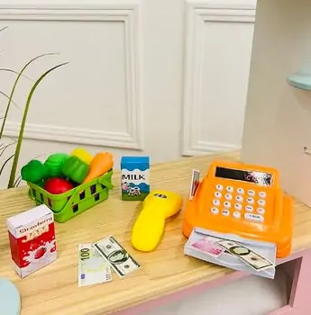Cash register საბავშვო სათამაშო სალარო აპარატი