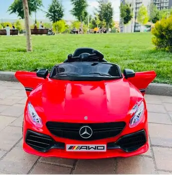 Mercedes Benz Sport Car Red - ელექტრო მანქანა, 3 image