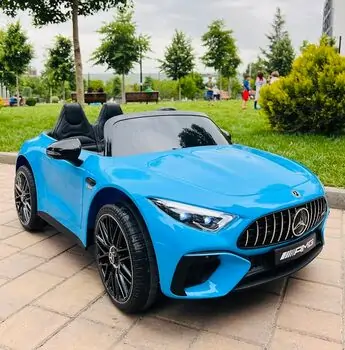 Moni Bo Car Mercedes DK-SL63 Blue ელექტრო მანქანა კაუჩუკის საბურავებით და ტყავის სავარძლით, 2 image