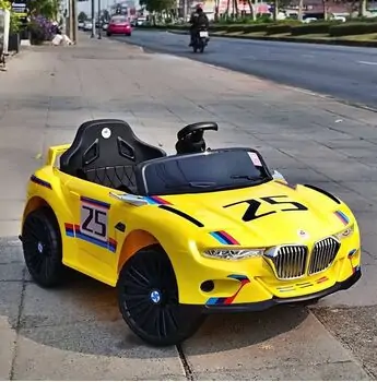 BMW Sport Car Yellow - ელექტრო მანქანა, 2 image