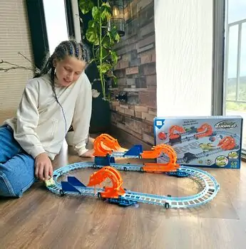 Rapid World Track With Double -Sided Car - სათამაშო ტრასა, 2 image