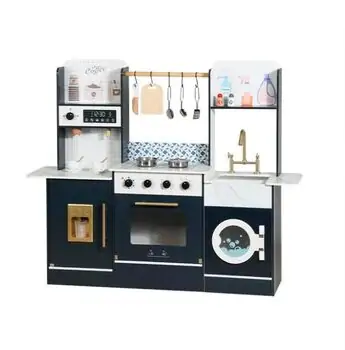 Wooden Kitchen Playset With Accessories - საბავშვო ხის სამზარეულო, 3 image