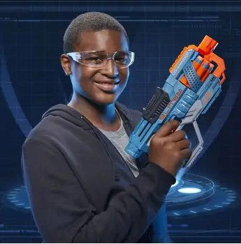 NERF Elite Commander RD-6 Blaster HAS-E9485 ბლასტერი რბილი ტყვიებით, 4 image