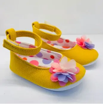 Papulin Baby Shoes 0-12 Months 1196 ჩვილის ფეხსაცმელი YELLOW