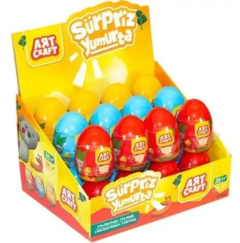 Dede ART CRAFT SMALL SURPRISE EGG 03360 საბავშვო პლასტელინის ნაკრები, 2 image