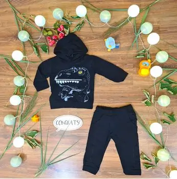 DINO Set Black MURATBABY 6731 საბავშვო ტანსაცმლის ნაკრები 1605