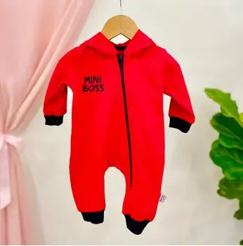 Mini Boss Romper 6034 Red რომპერი, 3 image