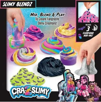 Cra-Z-Art Monster High Slimy Blendz სათამაშო ტყლარწის ნაკრები, 4 image