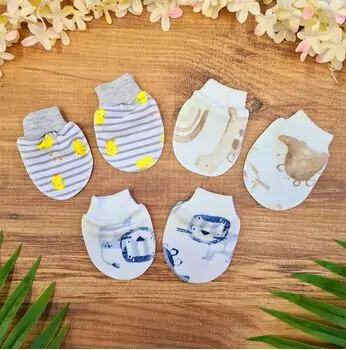 Miniword Animals Baby mittens ახალშობილის ხელთათმანის ნაკრები
