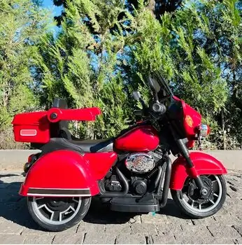 Police Electric Moto Red - ელექტრო მოტოციკლი, 3 image
