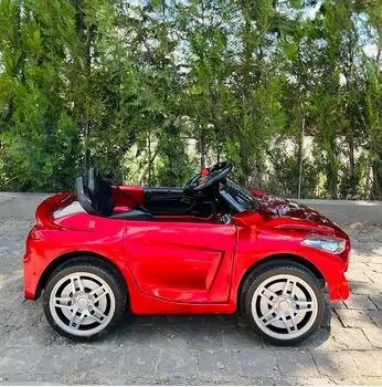 Mercedes Benz Electric Car Painted Red - ელექტრო მანქანა კაუჩუკის საბურავებით, 5 image