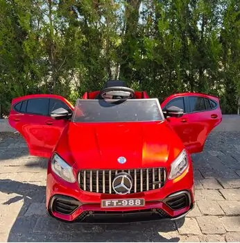 Mercedes Benz Painted Red - ელექტრო მანქანა კაუჩუკის საბურავებით, 4 image