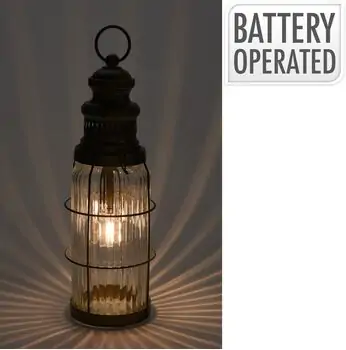 Christmas Lantern With Led Bulb საახალწლო აქსესუარი