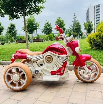 Vintage Harley Motorcycle Pink - ელექტრო მოტოციკლი, 3 image