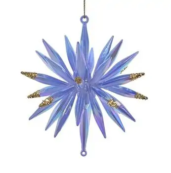 Glow In Dark Starburst Hanging Decoration - ნაძვის ხის სათამაშო