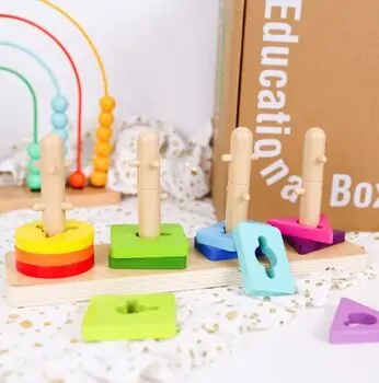 Tooky Toy Montessori  Educational Play Box - განსავითარებელი სათამაშო, 4 image