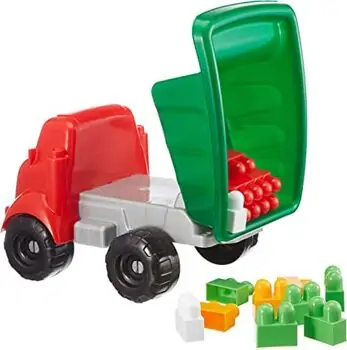 Dede 03434  MY FIRST BIG TRUCK WITH 30 BLOCKS საბავშვო მანქანა კუბიკებით, 2 image