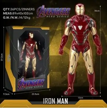 Avengers Hero Series Iron Man Figure - სათამაშო ფიგურა