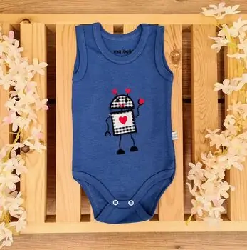 Bodysuit Cute Robot ჩვილის ბოდე