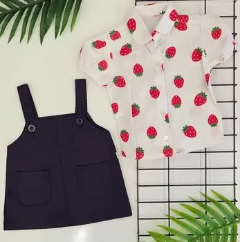 Baby Strawberry Dress საბავშვო კაბა