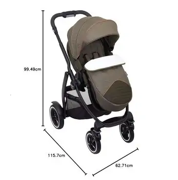 Graco Evo Khaki ახალშობილის სასეირნო ეტლი, 12 image