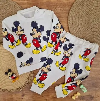 Mickey Mouse 2 In 1 Set White - საბავშვო სპორტული ნაკრები