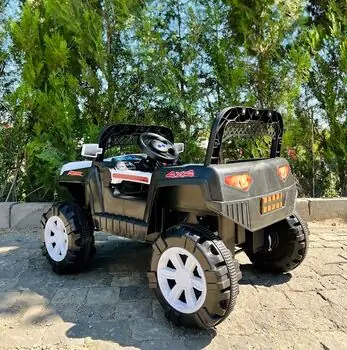 Mini Mitsubishi Jeep White - ელექტრო მანქანა, 4 image