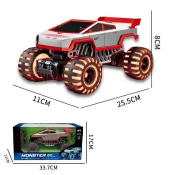 Monster RC Control Car With Lights - სათამაშო მანქანა დისტანციური მართვით და განათებით, 6 image