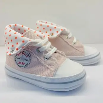 Papulin Baby Shoes 0-12 Months 4287 ჩვილის ფეხსაცმელი PINK