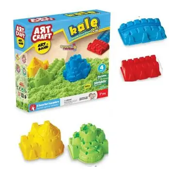 Dede 03610 ART CRAFT 500 GR CASTLE MODELING PLAY SAND SET საბავშვო პლასტელინების ნაკრები