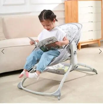 Cangaroo Abba Grey 6in1 Multi-Function Bassinet, Bouncer and Rocker მრავალფუნქციური ელექტრო შეზლონგი, 10 image