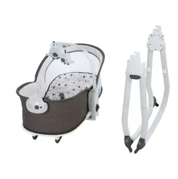 Cangaroo Abba Brown 6in1 Multi-Function Bassinet, Bouncer and Rocker მრავალფუნქციური ელექტრო შეზლონგი, 5 image