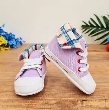Baby Pattini For Girls Lilac საბავშვო ფეხსაცმელი