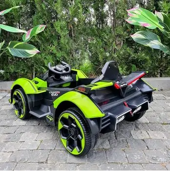Lamborghini V12 Sports Car Green - ელექტრო მანქანა, 5 image