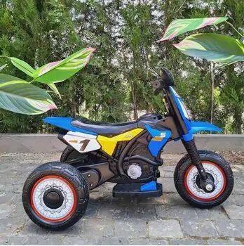 Electric Motorbike Cross Blue ელექტრო მოტოციკლი, 3 image