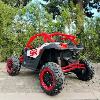 RC Racing Super Car Red - ელექტრო მანქანა კაუჩუკის საბურავებით, 4 image