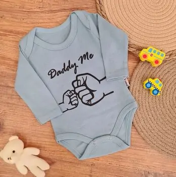 Daddy Me Bodysuit Blue -  ჩვილის ბოდე