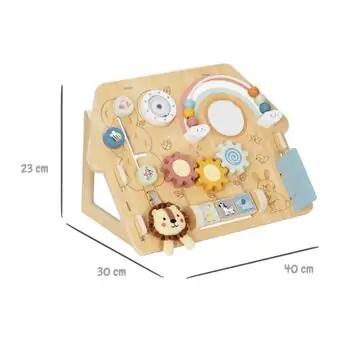 Tooky Toy Forest Friends 2 in 1 Activity Board  - ხის განსავითარებელი სათამაშო, 3 image