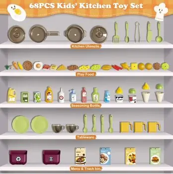 Home Kitchen Set With Spray - სათამაშო სამზარეულო, 7 image
