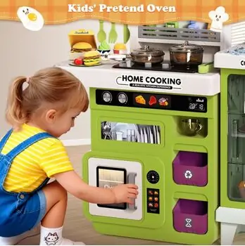 Home Kitchen Set With Spray - სათამაშო სამზარეულო, 6 image
