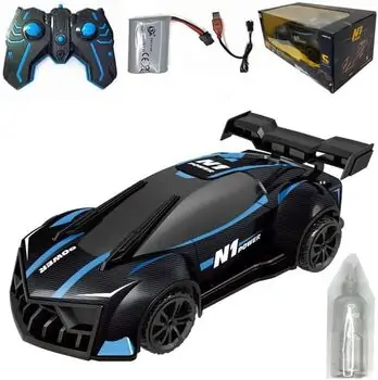 N 1 Fog Stream Car With Light Blue - სათამაშო დისტანციური მანქანა ორთქლის და განათების ფუნქციით, 2 image