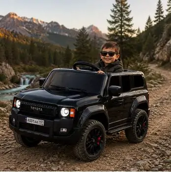 Land Cruiser Toyota Prado Black - ელექტრო მანქანა
