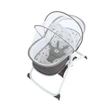 Cangaroo Abba Brown 6in1 Multi-Function Bassinet, Bouncer and Rocker მრავალფუნქციური ელექტრო შეზლონგი, 3 image