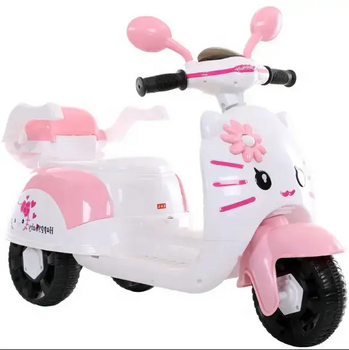 Moped Hello Kitty Pink - საბავშვო ელექტრო მოპედი